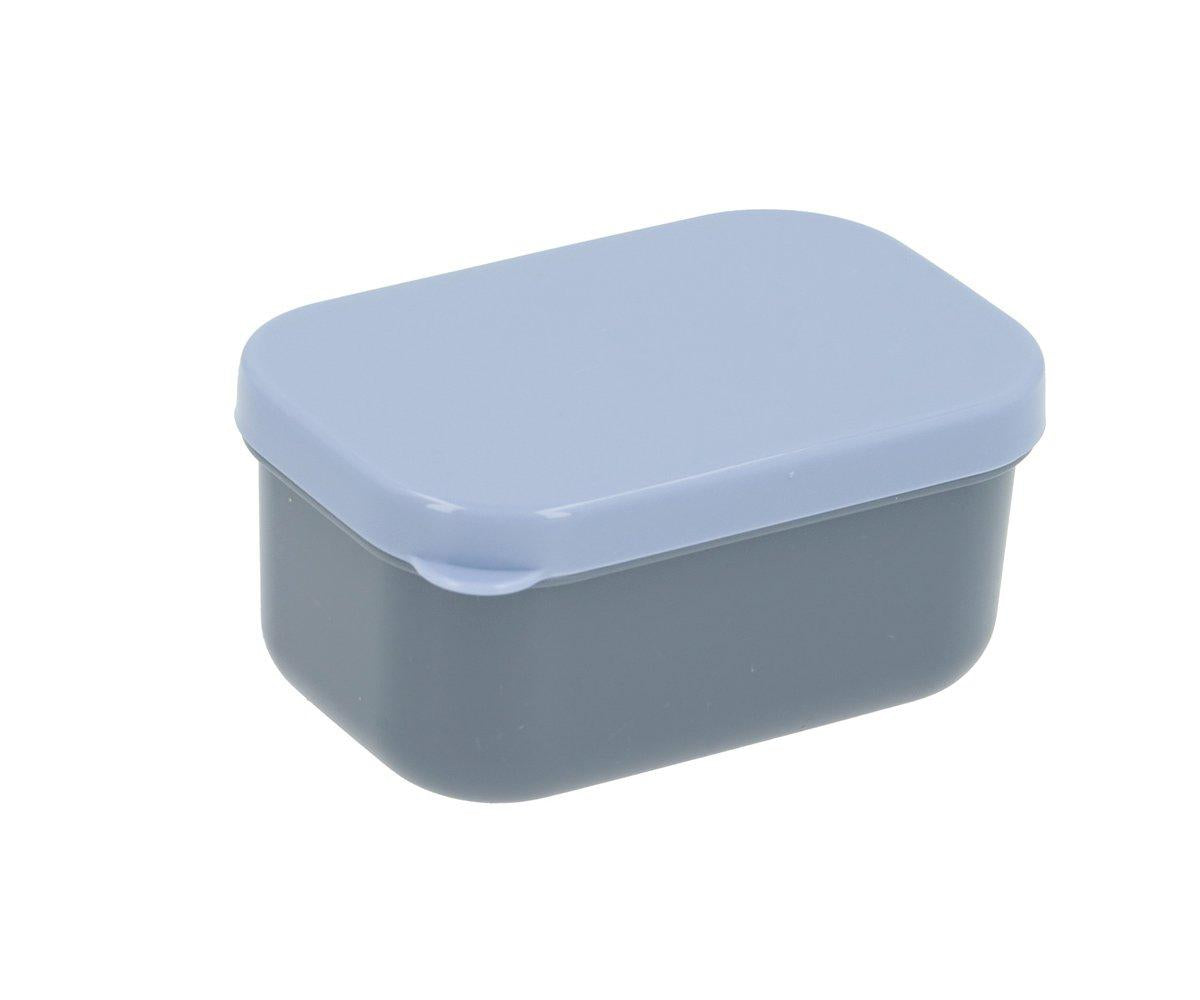 Caixa almoço riscas azul