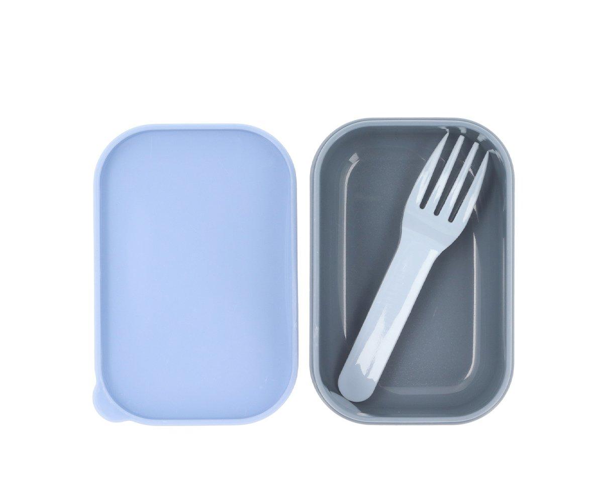 Caixa almoço riscas azul
