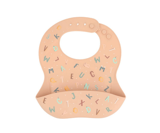 Babete silicone - letras