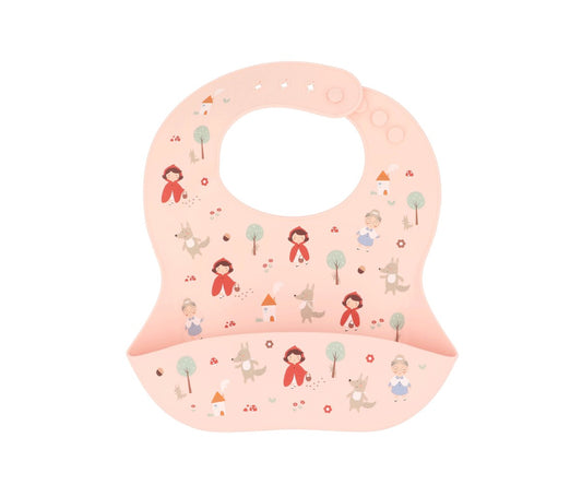 Babete silicone - capuchinho vermelho