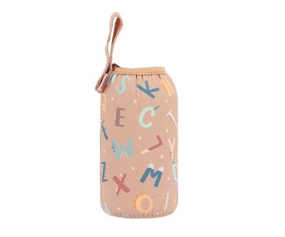 Garrafa metálica letras 500ml
