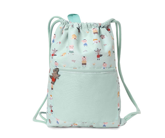 Mochila cordões 3 porquinhos