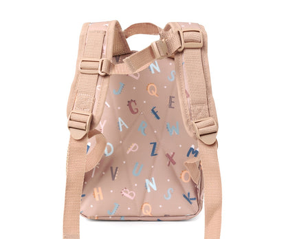 Mini mochila letras