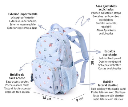 Mini mochila city cars