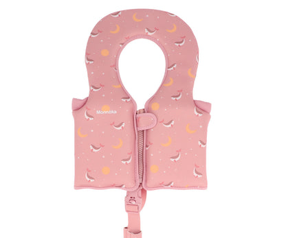 Colete de aprendizagem - Baleia rosa (1-2anos)