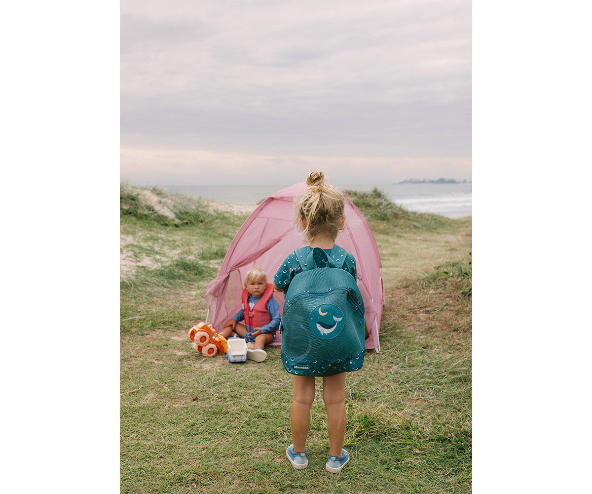 Mochila de praia - Baleia Teal