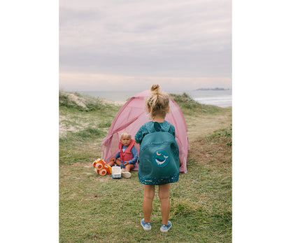 Mochila de praia - Baleia Teal