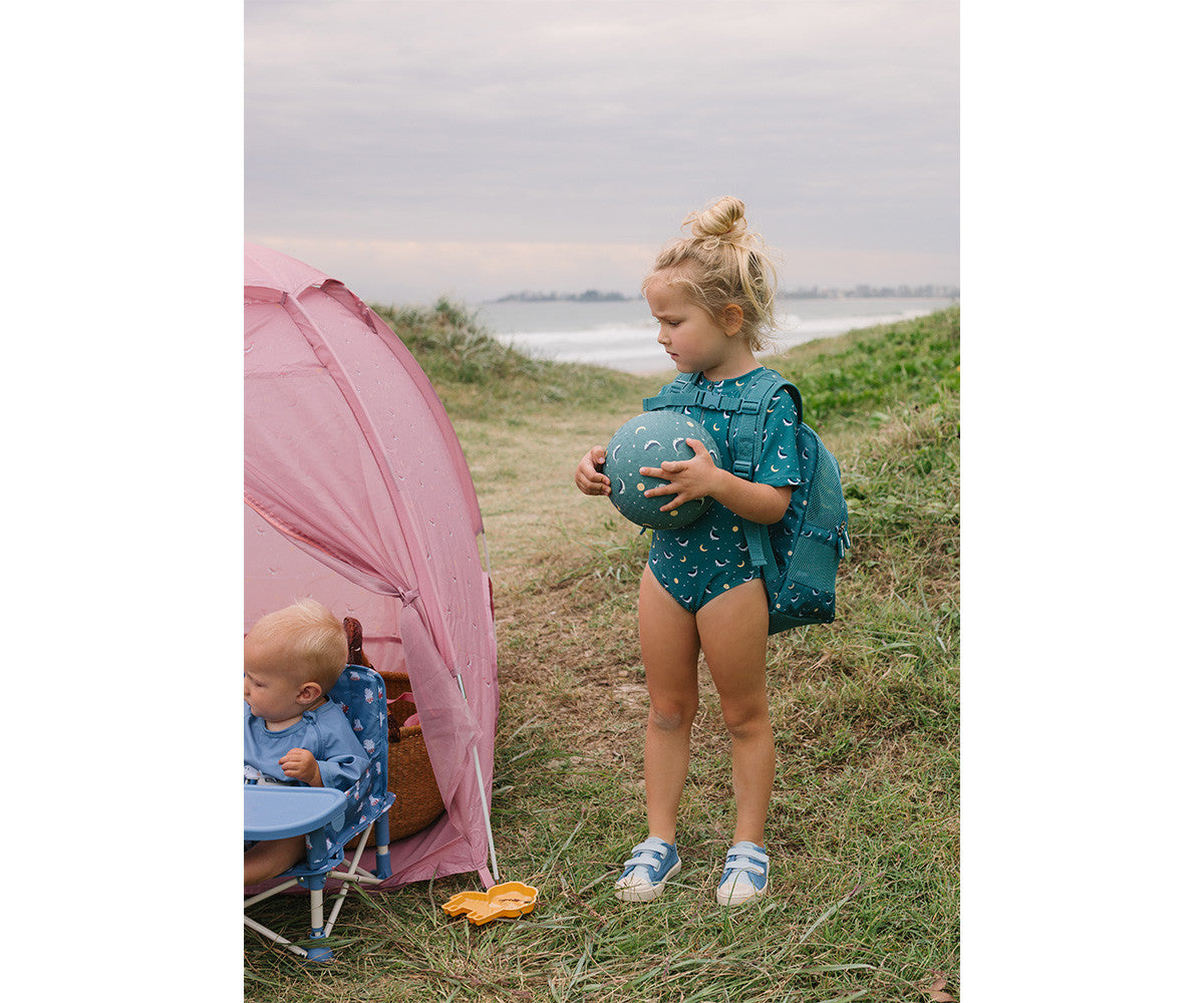 Mochila de praia - Baleia Teal