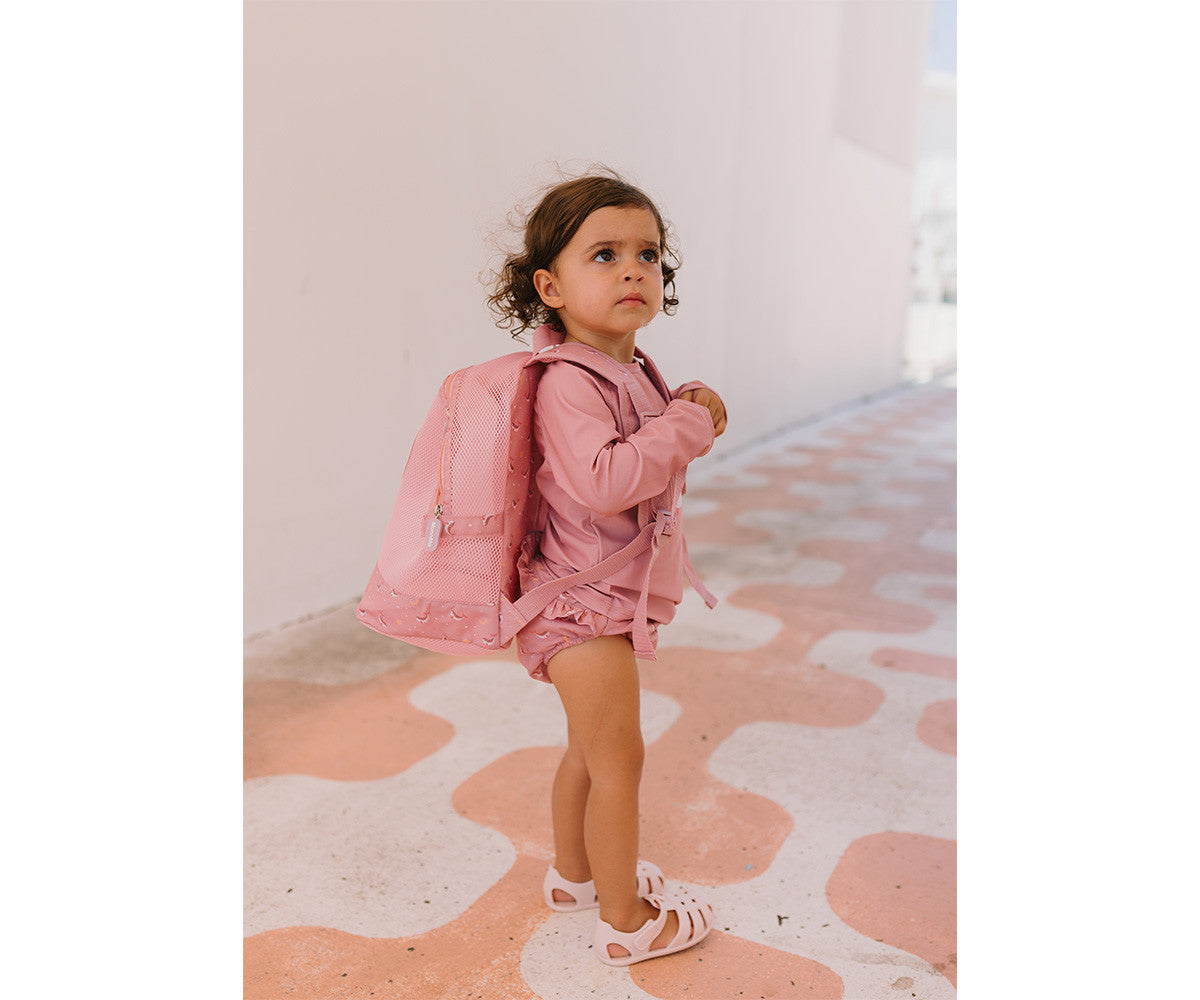 Mochila de praia - Baleia Rosa