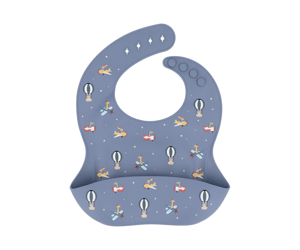 Babete silicone - aviões