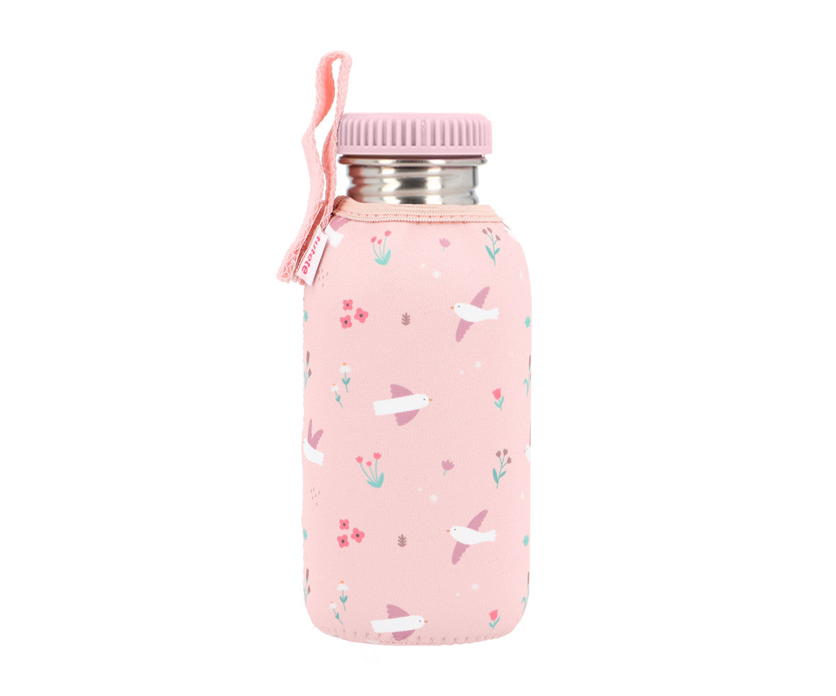 Garrafa metálica blossom birds 500ml