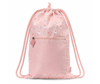 Mochila cordões blossom birds