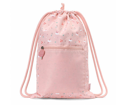 Mochila cordões blossom birds