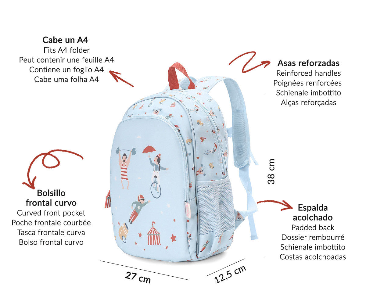 Mochila circo show
