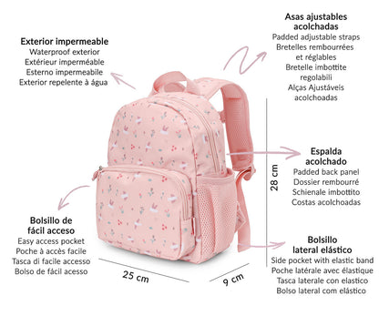 Mini mochila blossom birds