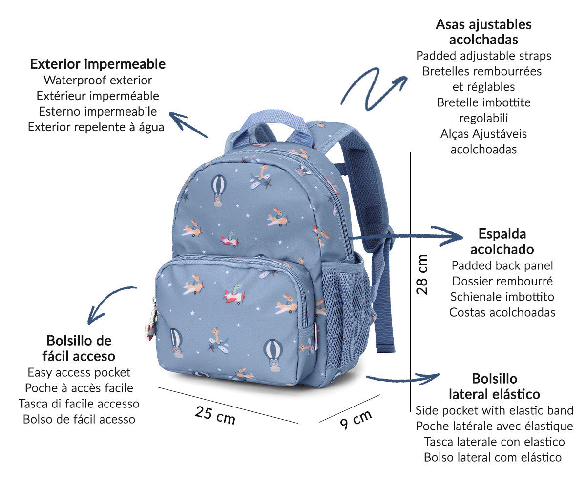 Mini mochila planes