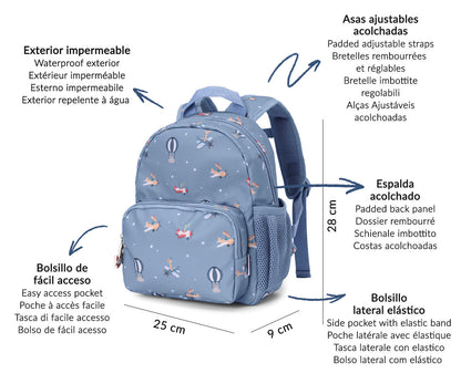 Mini mochila planes