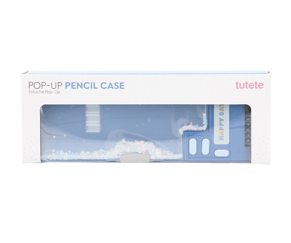 Estojo pop up blue space