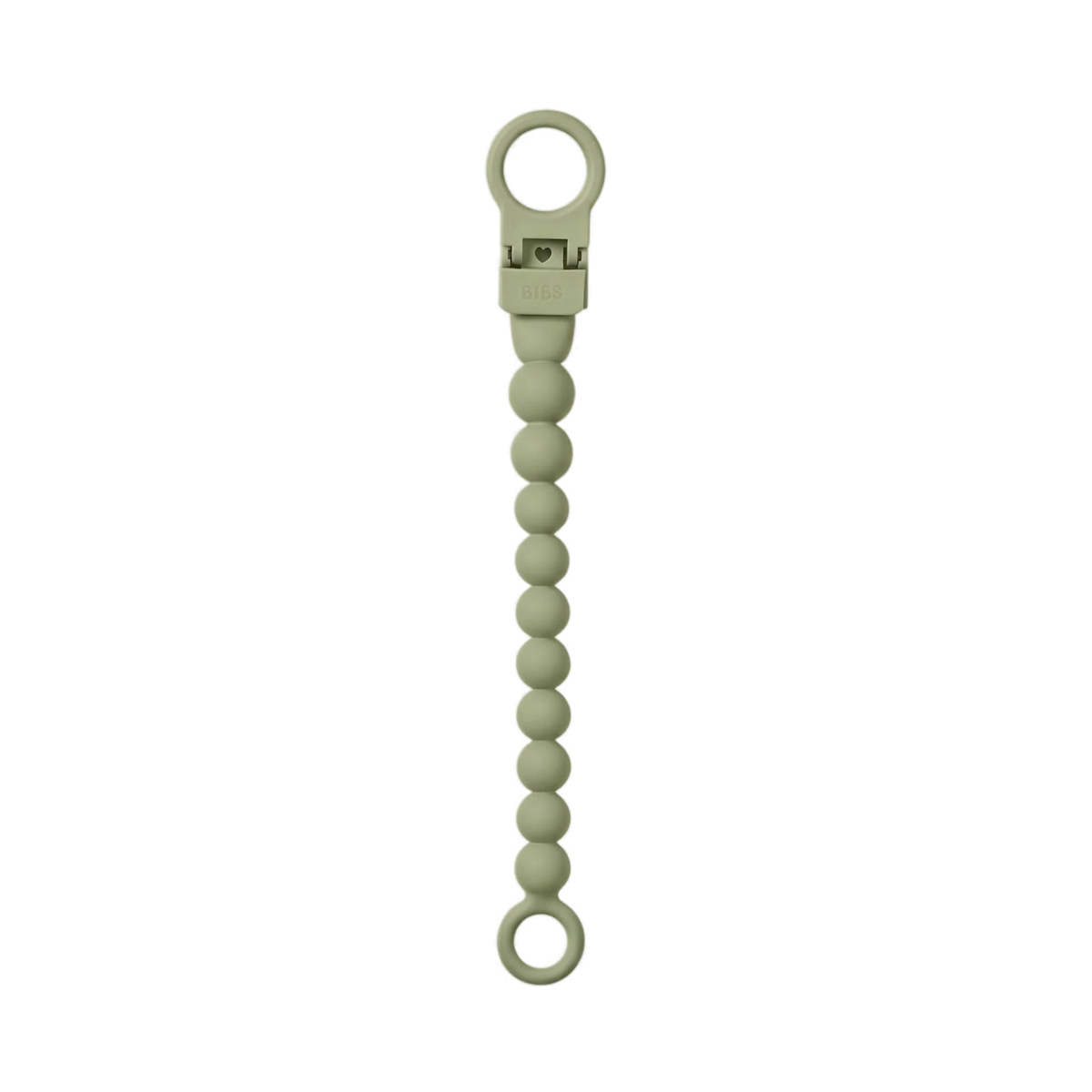 Prende chuchas beads sage