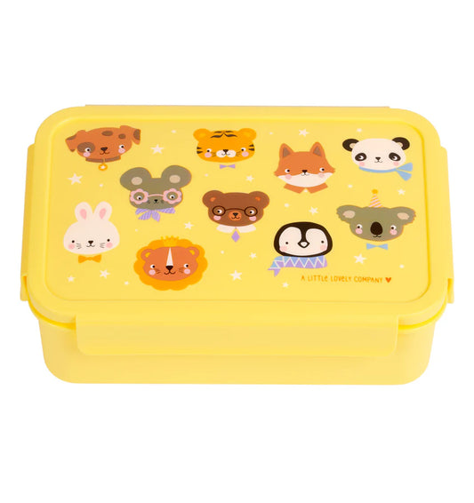 Caixa animais amarelo