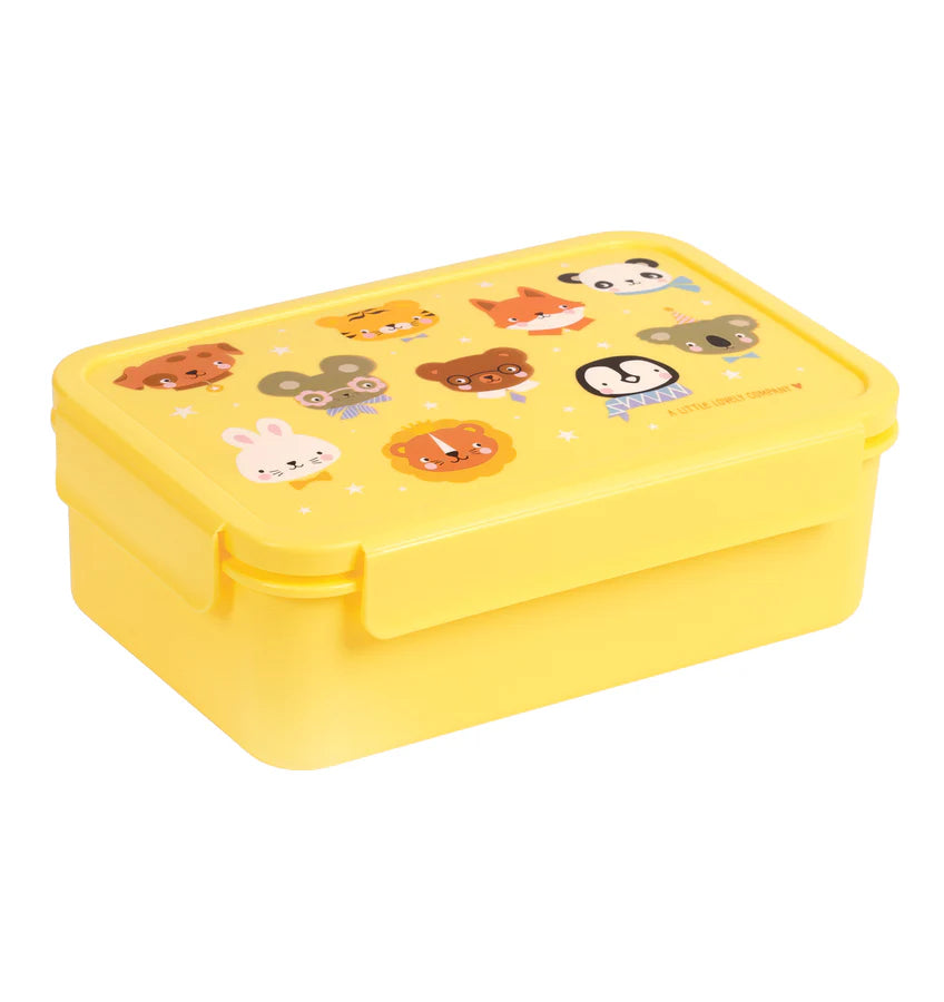 Caixa animais amarelo