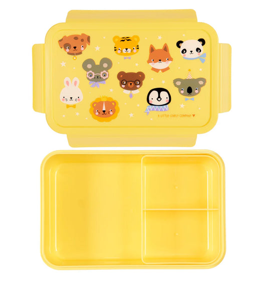 Caixa animais amarelo