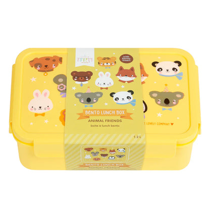 Caixa animais amarelo