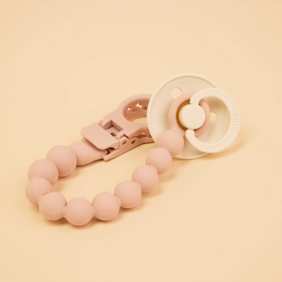 Prende chuchas beads blush