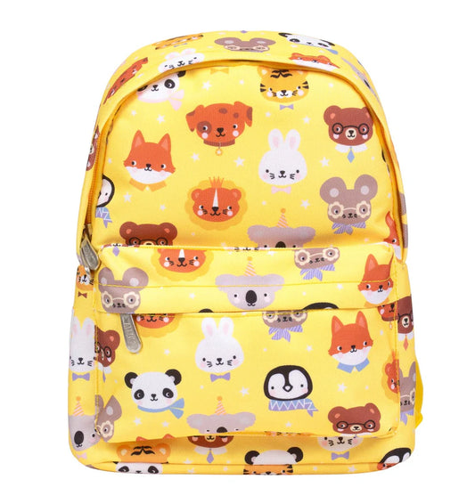 Mini mochila animais amarelo