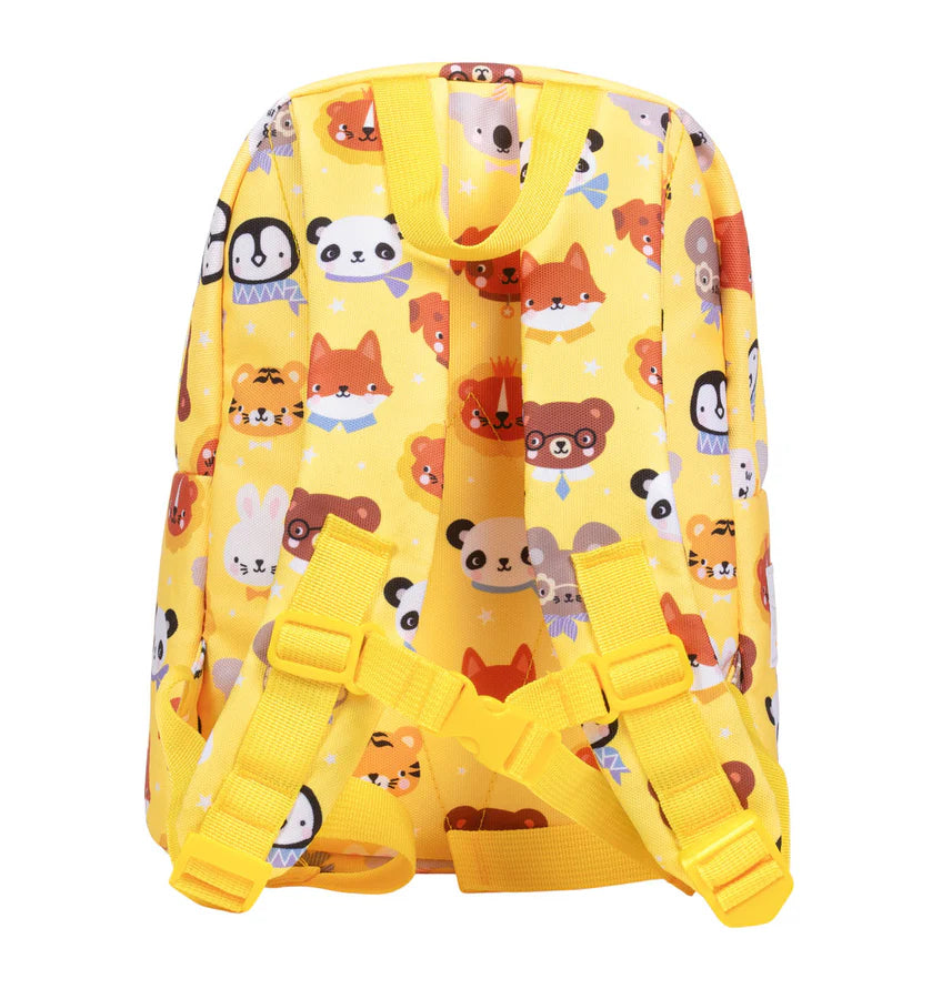 Mini mochila animais amarelo