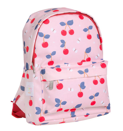 Mini mochila cerejas