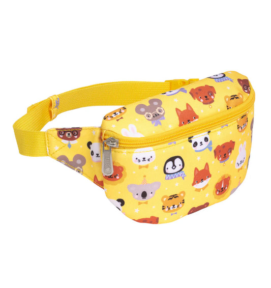 Bolsinha cintura animais amarelo