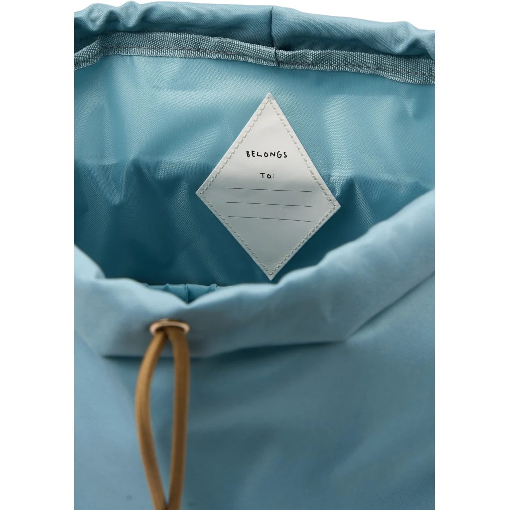 Mochila escolar solid blue