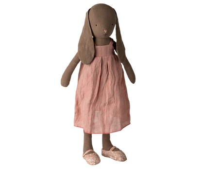 Coelho, Tamanho 4 – Castanho – Vestido e sapatos