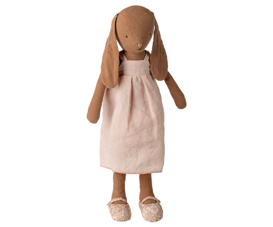 Coelho, Tamanho 3 – Chocolate – Vestido e sapatos