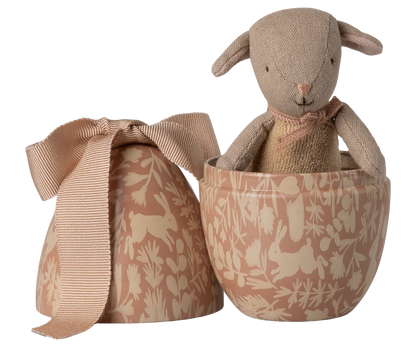 Ovo da Páscoa com Cordeirinho Micro, Pequeno – Rosa pastel