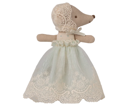 Ratinha bebé com roupa de festa – Menta