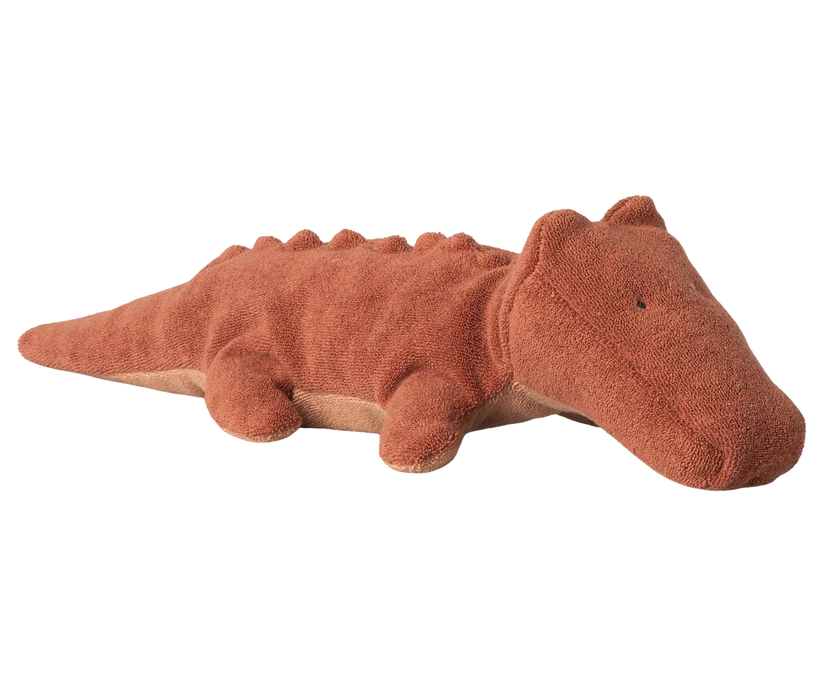 Safari friends, Crocodilo, Pequeno – Rosa vintage