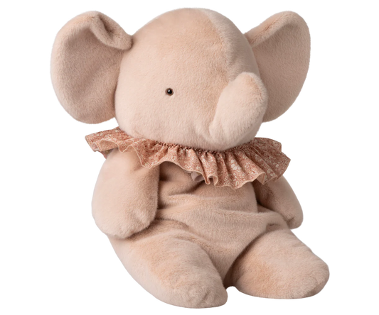 Elefante de peluche, Grande – Rosa pastel