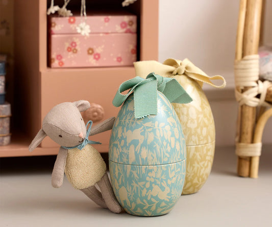 Ovo da Páscoa com Cordeirinho Micro, Pequeno – Menta Dusty