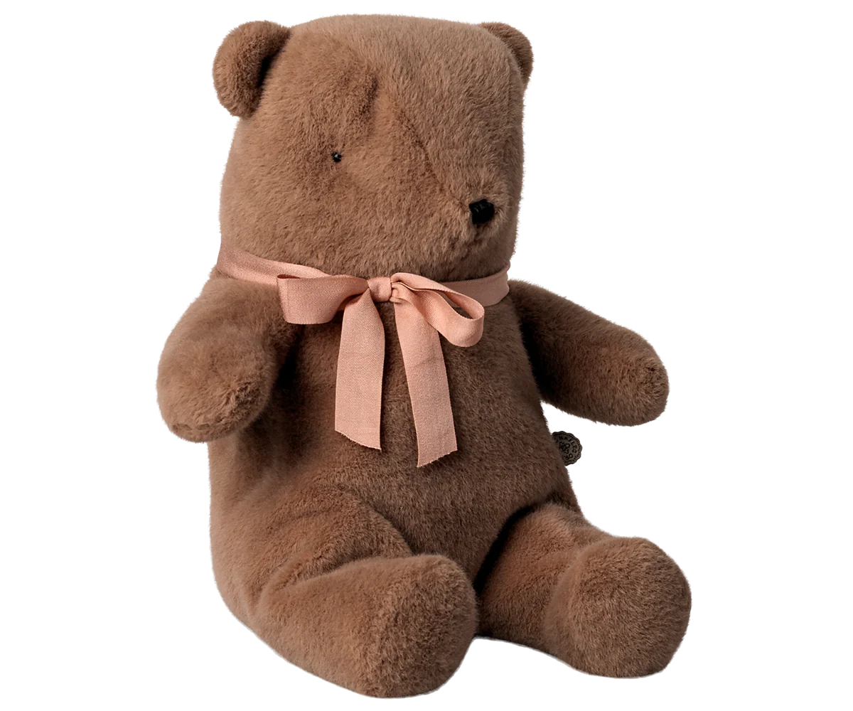 Urso de peluche, Médio – Castanho suave