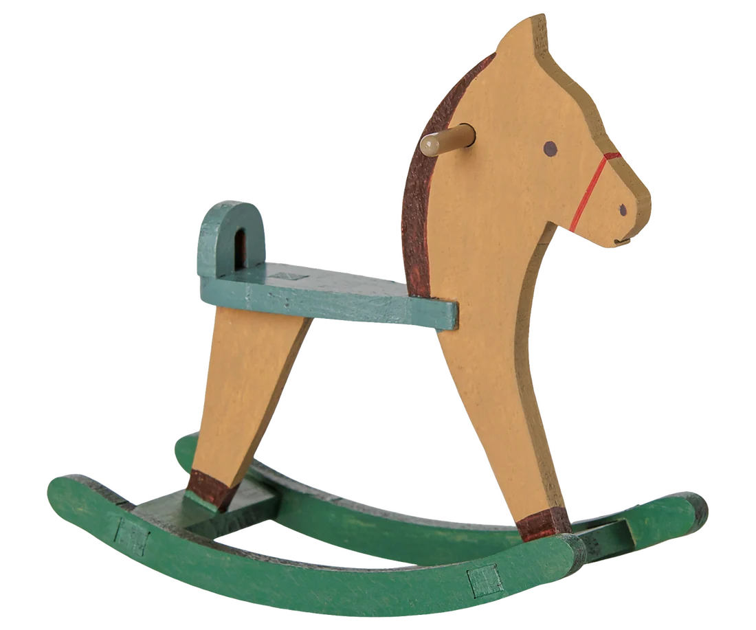 Cavalo de baloiço - Castanho claro