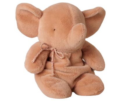 Elefante de peluche, médio - rosa vintage