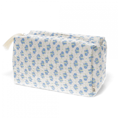 Necessaire grande acolchoado cornflower