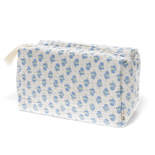Necessaire grande acolchoado cornflower