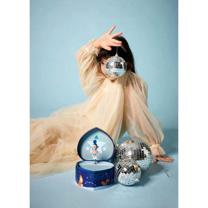 Caixa de música coração patinadora