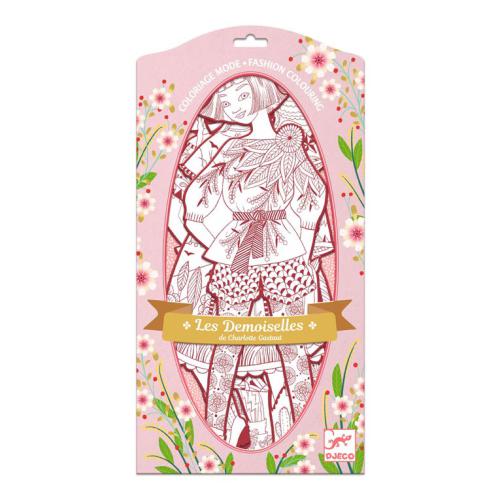 Silhuetas para colorir - Charotte