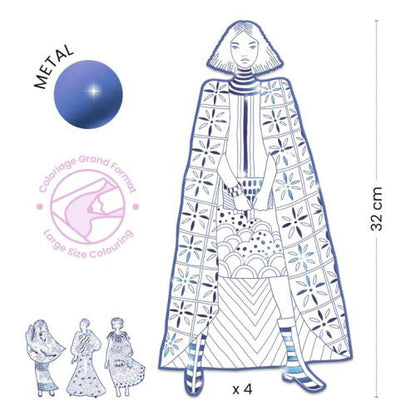 Silhuetas para colorir - Hualing