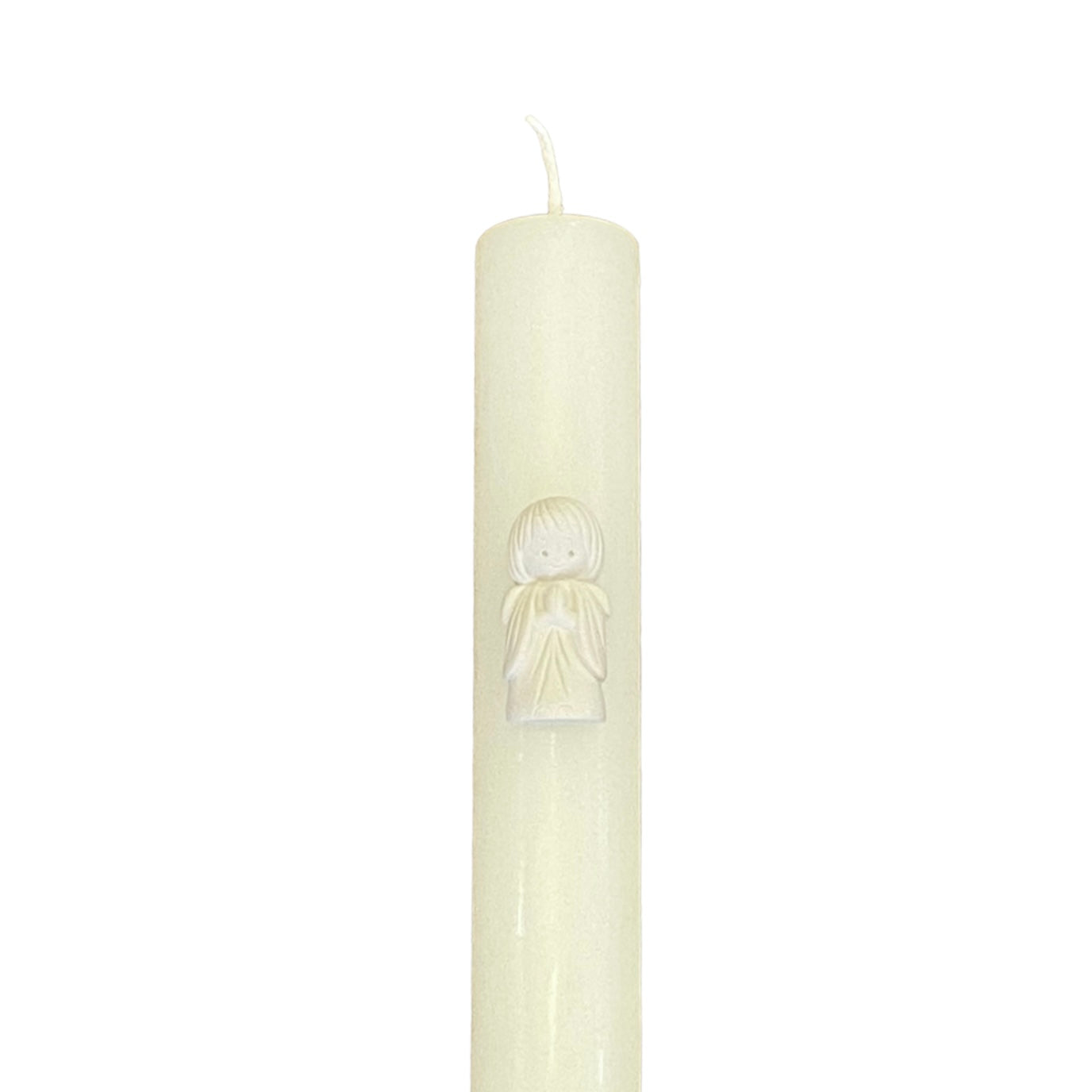 vela de baptismo - anjinho gesso