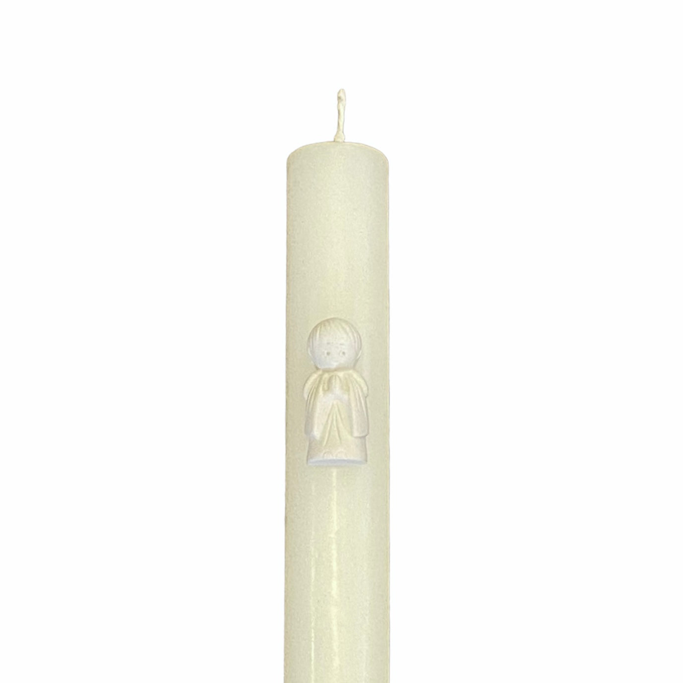 vela de baptismo - anjinho gesso